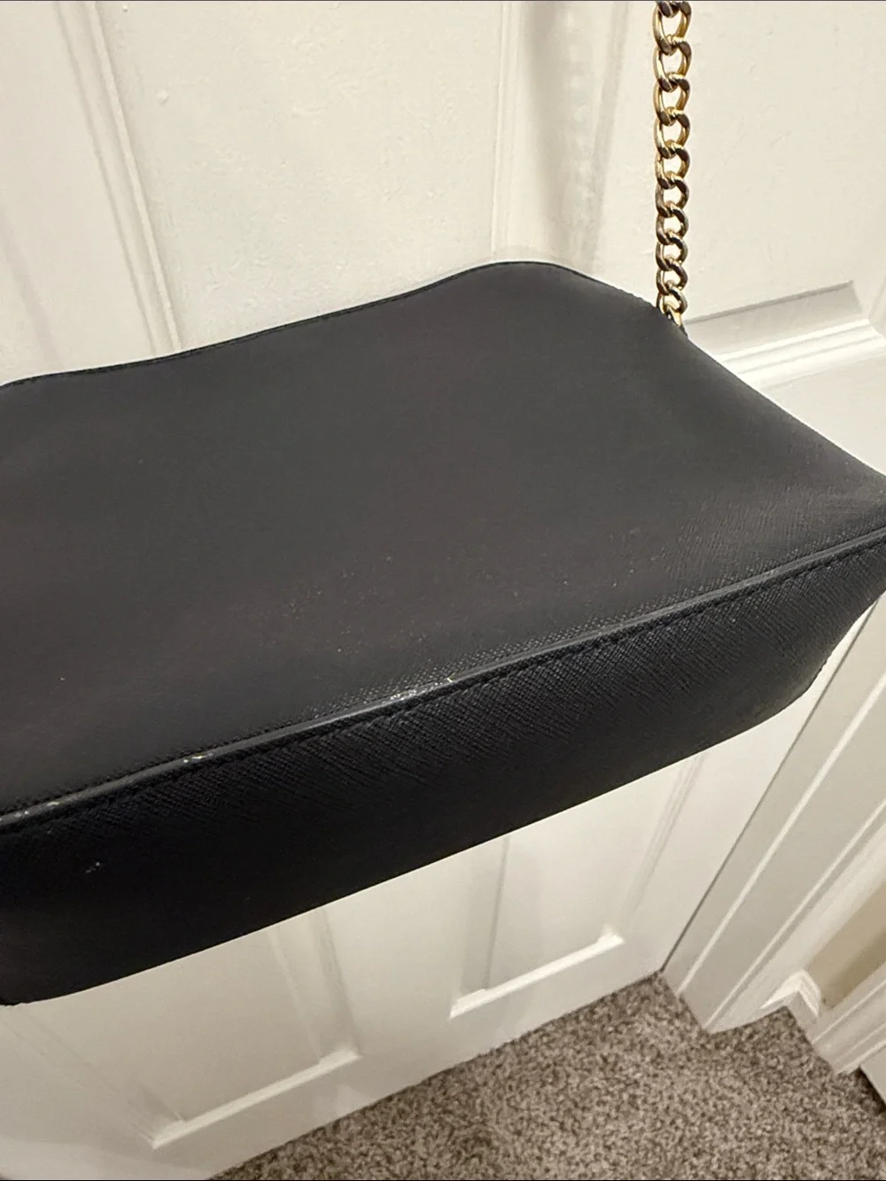 Michael Kors Cindy crossbody handbag black leather
